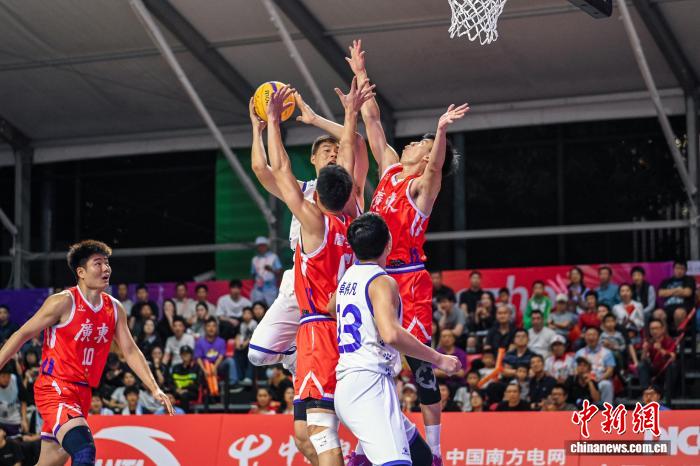 十五运会三人篮球决赛广东队包揽男女组冠军