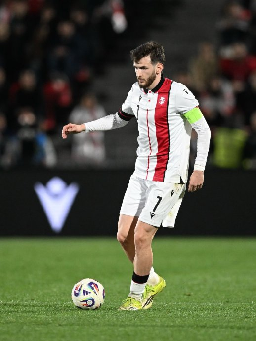 K7双响助格鲁吉亚逼平以色列 大巴黎球员国际比